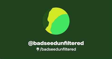 bad seed unfiltered onlyfans|Bad Seed Unfiltered (@badseedunfiltered) Onlyfans Account.